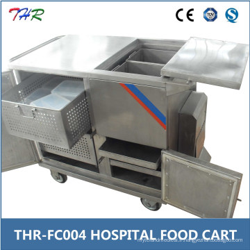 Thr-FC004 Chariot chauffant pour aliments hospitaliers en acier inoxydable